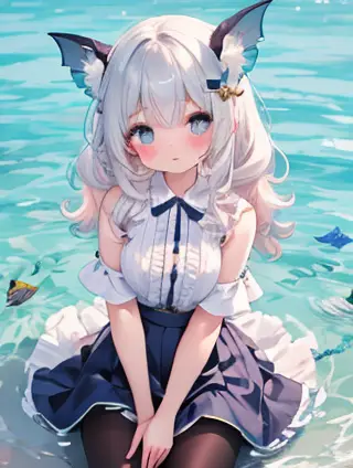 室内水族箱与台式灯：光与水的交响曲